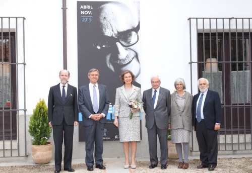 17.04.15 / Queen Sofía visited an exhibition about Captain General Don Manuel Gutiérrez Mellado