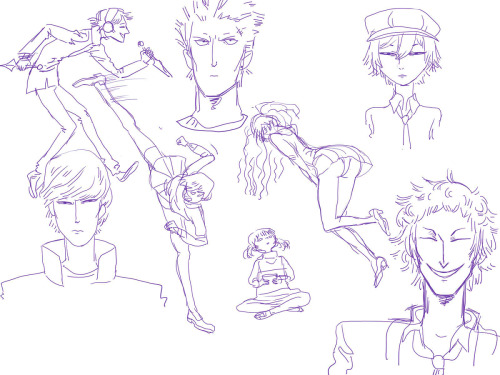 roune-summers:I really don’t know why I did these. Oh no wait, I wanted to draw P4 stuff. But it kep