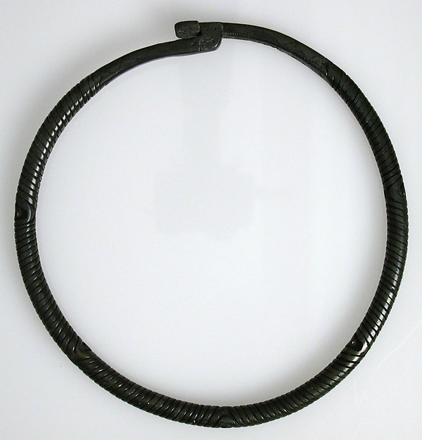 ancientjewels:  Copper alloy torque or neck ring. Probably from Scandinavia, it dates