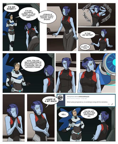 Acxa: &hellip;The Zebra Games can’t come soon enough. [Ask - Cadets - Summary - Paladin Code - Admin