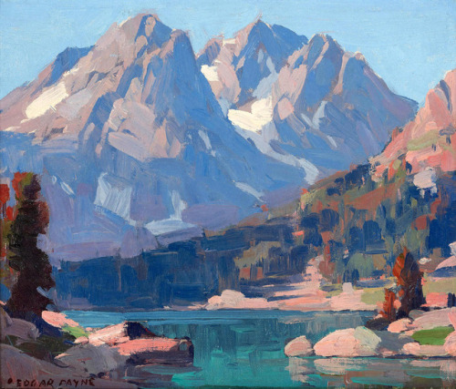 Edgar Payne - Teton Peaks