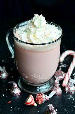 Sweetoothgirl:    Peppermint White Chocolate Hot Cocoa 