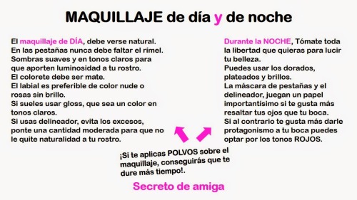  Aquí les dejo chicas un super #Tips para la hora del #maquillaje! #Felizviernes @lindagirlme #amazi