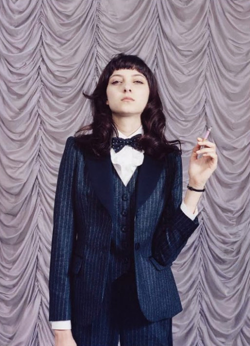 lesbeehive:  Les Beehive – Nastya Kusakina, Frances Coombe & Sarah Engelland by Venetia Scott - Self Service #39, Fall/Winter 2013-14 