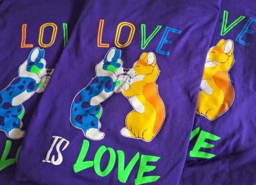 **TODAY ONLY** Cyber Monday Sale — “Love Is Love” T-Shirts are $5 off regular price! Only 2 si