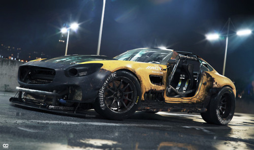 theartofmany:  Artist:  Colorsponge CarlosTitle:  Mercedes Amg Gt 2080“Hi there, I would like to show you my vision of Mercedes Amg Gt in a close future. I get inspired a bit by SpeedHunters, Needforspeed, and also the artist Khyzk Saleem, Mad Max…