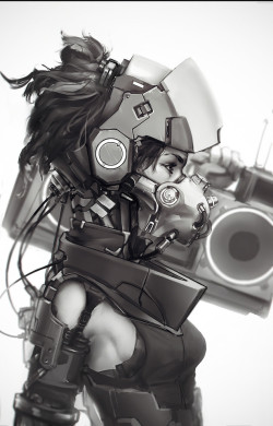 scifiseries:  Cyberpunk Beats by Elie Gomez