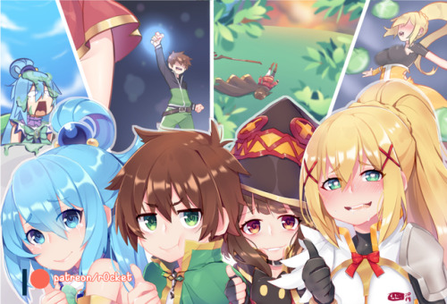 r0cket-cat: Konosuba! Love this show and can’t wait for the OVA to come out.   If yo