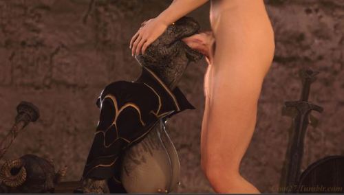 coot27:  coot27: Level 10          Helping out a guard with her problem  Main angle : Gfycat . Mp4 . Mega  Close up:   Gfycat . Mp4 . Mega Following her recent contract involving a group of chaurus, our argonian was given a much more manageable