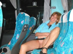 badgirlsflashing:  milfthick:  On the bus  Love this MILF’s smile as she flashes her pussy on the bus. FOLLOW US FOR MORE GIRLS FLASHING PHOTOS 