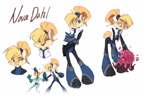 not-a-comedian: doodling Lola/Nova for DD404 project :v I’ll be drawing her a lotlott so I sho