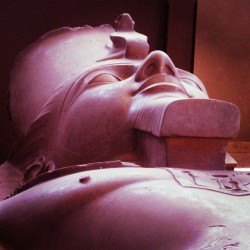 lonlote:  Coloso de Ramses II. Museo de Menfis.  El Cairo