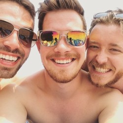 edromyheart:  A little sun and sand with my guys. ☀️