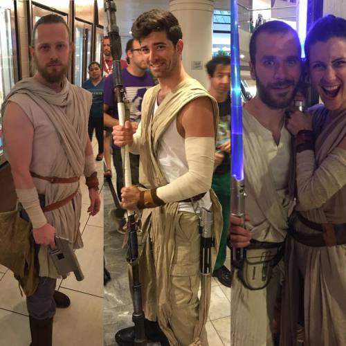 oneroikalunae: janinekspendlove: There were so many guys dressed as #StarWars #Rey at #dragoncon2016