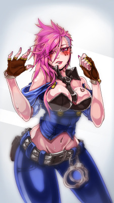 league-of-legends-sexy-girls:  Vi