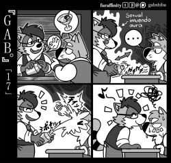 gabshiba:  Another patrteon reward comic featuring our little friend here find ways to be close to gab 