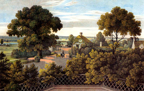 Hermann Prince Pückler-Muskau, Gardens of Castle Muskau, plates from his book about landscape garden