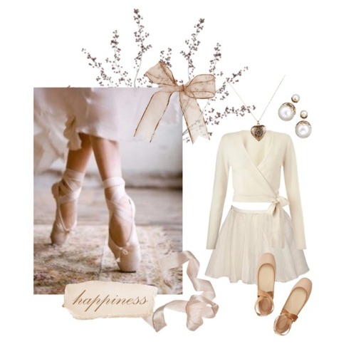 roseate-angel:• { polyvore set | ballet aesthetic } • “ Even this heart of mine has 