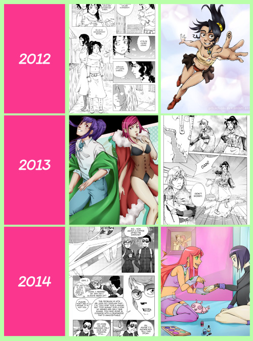 Bruh sorry for being so late with posting this here! My art progress through the last decade.linktr.