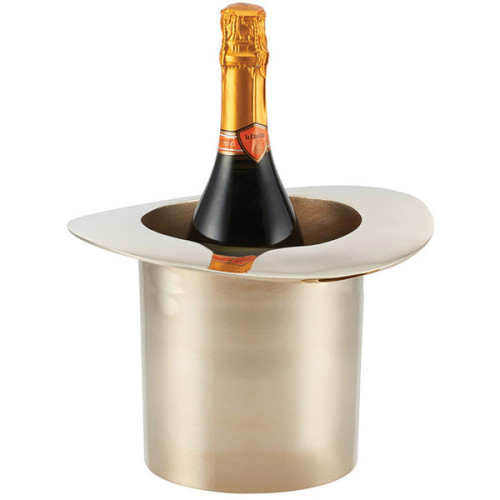 Nima Oberoi Lunares Top Hat Champagne Cooler - Gold ❤ liked on Polyvore (see more champagne bucket