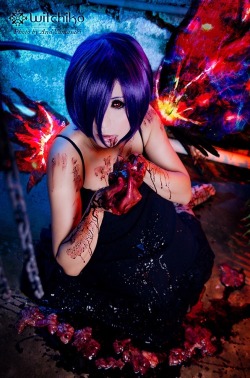 sexynerdgirls:  Touka Kirishima by Witchiko