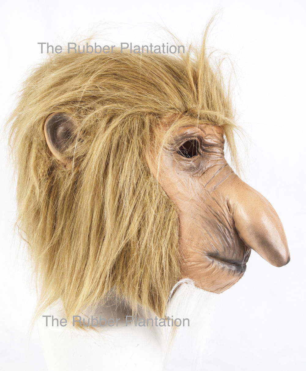 skipperdamned:  dancedisorder:  Proboscis Monkey Mask Long Nose Latex Animal Fancy