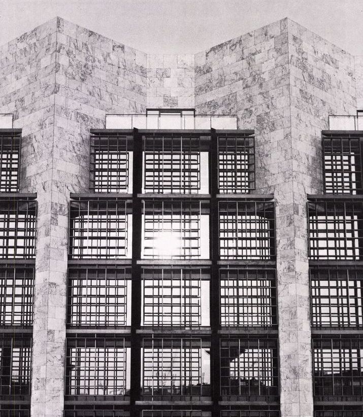 germanpostwarmodern:  City Hall (1968-74) in Mainz, Germany, by Arne Jacobsen &amp;