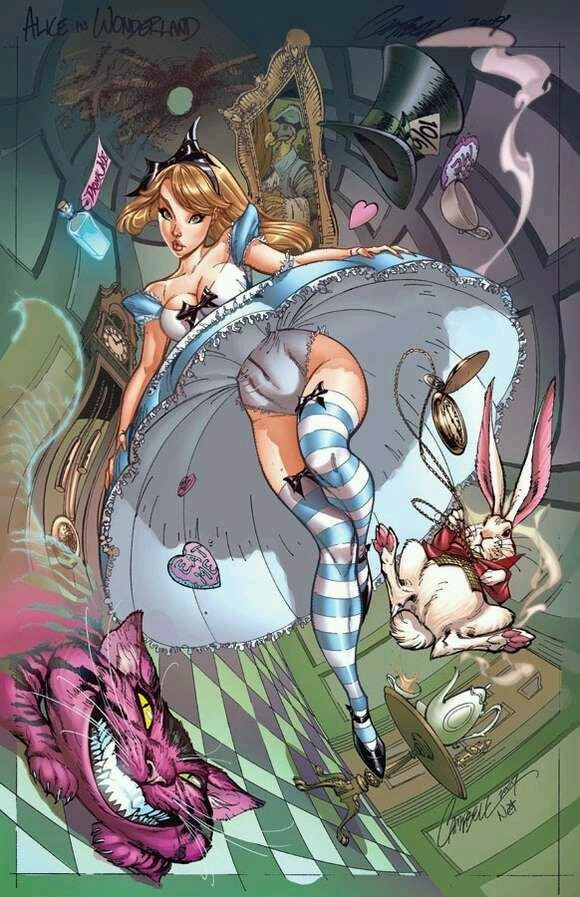 that-blonde-boss-bitch: 💙Alice in Wonderland Sexy asf💛 Fairytale Fantasies