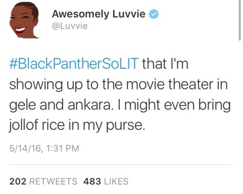 rageomega:  17mul: thesassyblacknerd:  onlyblackgirl:  #BlackPantherSoLit   Screaming   😎   @novaschaos