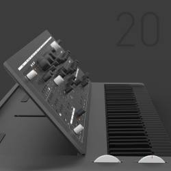 synthjam:  Stunning design Hartmann #synthjam #synth #synthesiser #synthesizer #hartmann #20 #keys #keyboard #axel #axelhartmann