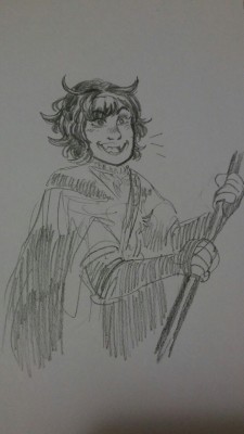 goshenart:  a request by @salmonandsoup for commander holly as strix :00 