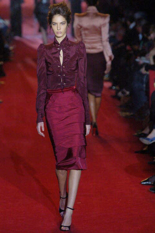 Emina Cunmulaj @ Yves Saint Laurent F/W 2004