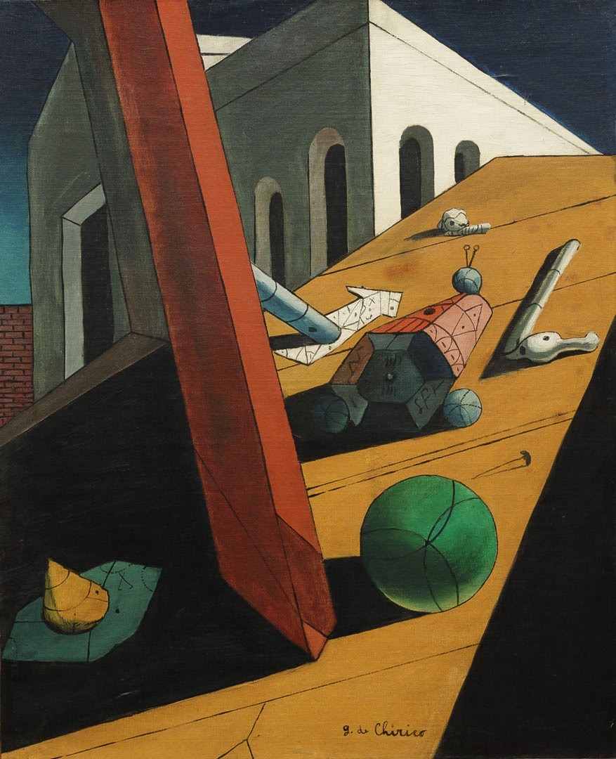 transistoradio:  Giorgio de Chirico (1888-1978), The Evil Genius of a King (1914-15),