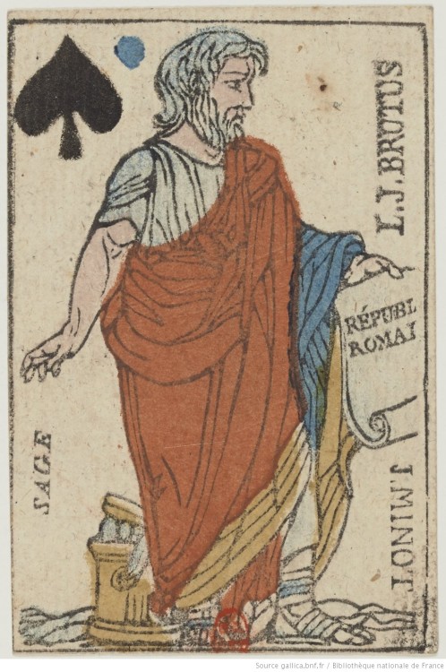 montagnarde1793:Cartes révolutionnaires du jeu dit “des philosophes de l'An II”. 