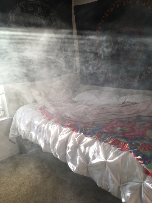 crystal-bud: Smoke in the sunlight