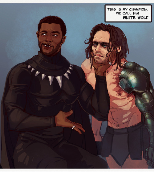 orientalld:Still Gladiator!AUWhat’s the name btw? T’bucky? Buchalla? White panter or Black wolf?