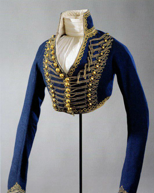 Queen Louise of Prussia in a blue riding habit, c. 1810