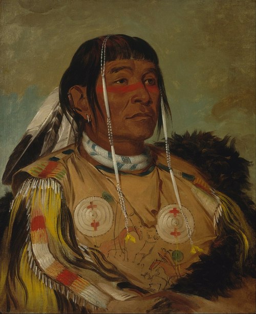 Blondebrainpower:  Sha-Có-Pay, The Six, Chief Of The Plains Ojibwa, Painted 1832