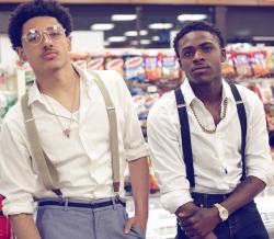 modelformelifee:  CORNER STORE BUSINESS   I think my cousins nailed this style . 🤙🏾 IG: emorrisphoto  Models: Ty &amp; Alijah  These niggas killed it ! 👏🏾👌🏾🤙🏾