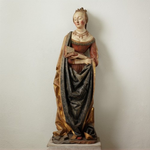 Saint Barbara; German, probably Strasbourg, Alsace (present-day France), c. 1490