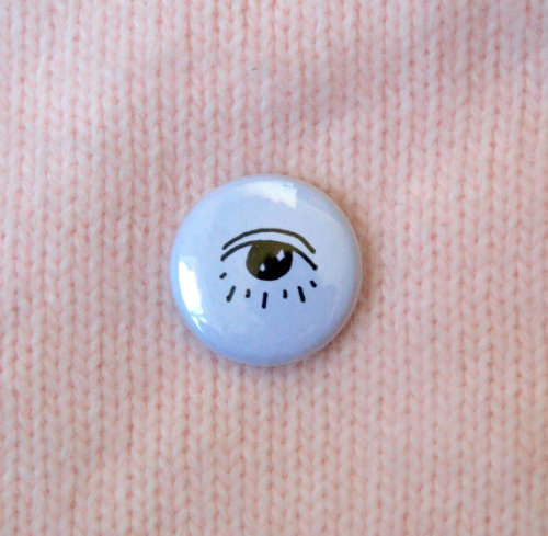 Sparkly Eyes Pin //sundayschoolkid