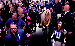 hyelim:    Gaga dancing at The Rolling Stones concert (x)   