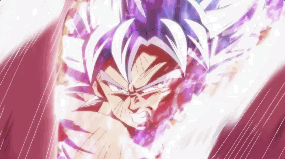 Ultra Instinct Goku gifset Dragon Ball Super...