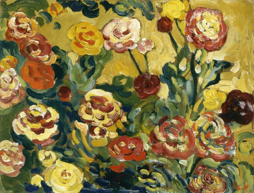 le-desir-de-lautre:  Louis Valtat (French, 1869-1952), Flowers, 1913. Oil on board, 23 x 30 cm.