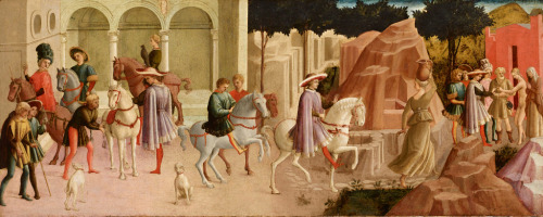 Episodes from the Tale of Griselda, by Pesellino, Accademia Carrara, Bergamo.