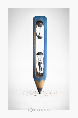 jaymug:  Pictionary Pencils Print Ad