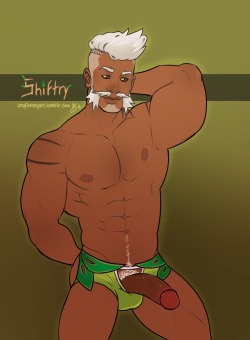 unafkennyart:  Shiftry Gijinka :D  I still