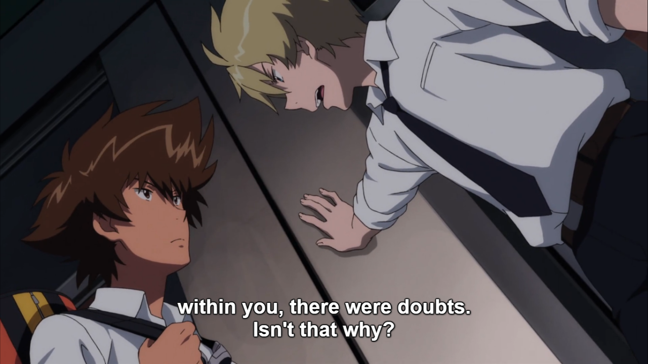 Neither of us is ever fighting alone — Yamato's awareness of Taichi in Digimon  Adventure