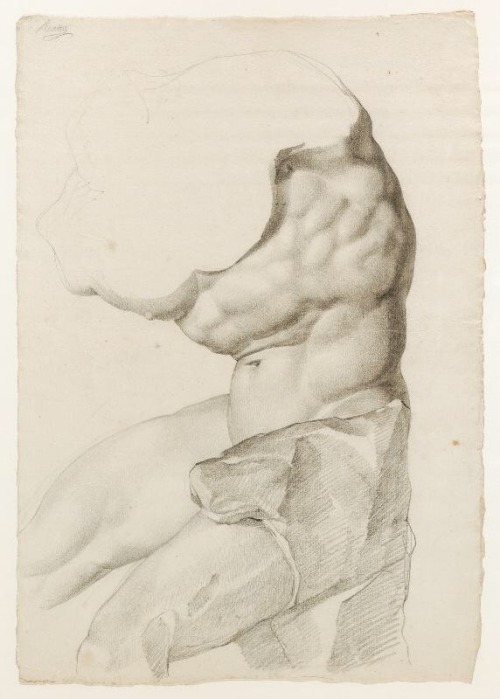 1et 2 : Torse du Belvédère. Dessin. 4ème quart 18ème siècle.