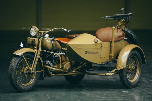 Japanese Type 97 motorcycle, World War II